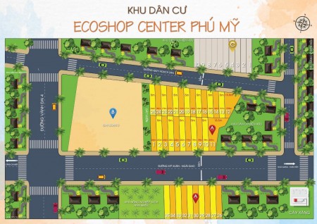 DỰ ÁN ĐẤT NỀN ECOSHOP CENTER PHÚ MỸ